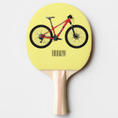 Raquette De Ping Pong Illustration de la bande dessinée de vélo (Dos)