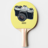 Raquette De Ping Pong Illustration de la caméra (Dos)