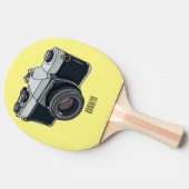 Raquette De Ping Pong Illustration de la caméra (Côté)