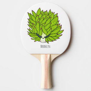 Raquette De Ping Pong Illustration de la feuille de limon