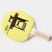 Raquette De Ping Pong Illustration de la machine à coudre (Côté)