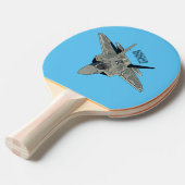 Raquette De Ping Pong Illustration de l'avion de chasse (Devant Angle)
