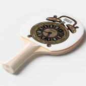 Raquette De Ping Pong Illustration de l'horloge d'alarme (Devant Angle)