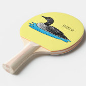 Raquette De Ping Pong Illustration de Loon bird (Devant Angle)