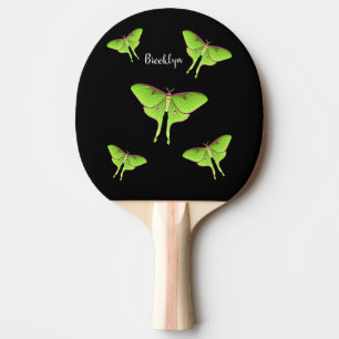 Raquette De Ping Pong Illustration de Luna Moth