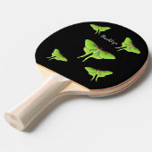 Raquette De Ping Pong Illustration de Luna Moth (Devant Angle)