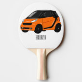 Raquette De Ping Pong Illustration de micro-voiture (Dos)