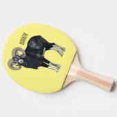 Raquette De Ping Pong Illustration de mouflon, mouton (Côté)