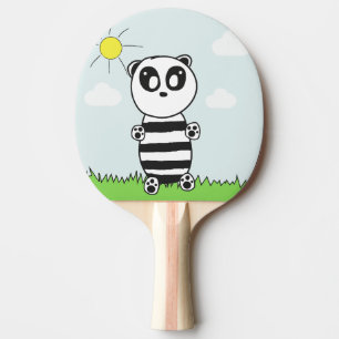 Raquette De Ping Pong Illustration de Panda Mignon