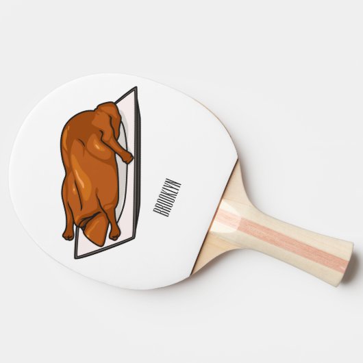 Raquette De Ping Pong Illustration de Peking duck (Côté)