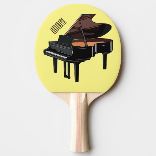 Raquette De Ping Pong Illustration de piano (Devant)