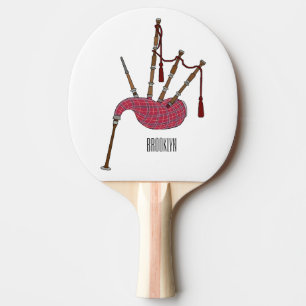 Raquette De Ping Pong Illustration de pipes