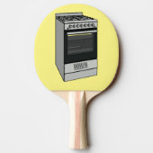 Raquette De Ping Pong Illustration de poêle électrique (Dos)
