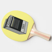 Raquette De Ping Pong Illustration de poêle électrique (Côté)