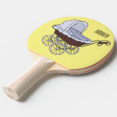 Raquette De Ping Pong Illustration de poussette (Devant Angle)