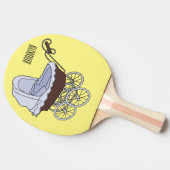 Raquette De Ping Pong Illustration de poussette (Côté)