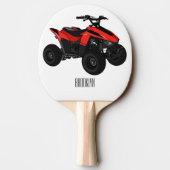 Raquette De Ping Pong Illustration de Quad bike atv (Dos)