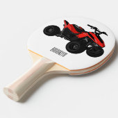 Raquette De Ping Pong Illustration de Quad bike atv (Devant Angle)
