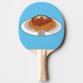Raquette De Ping Pong Illustration de Spaghetti (Dos)
