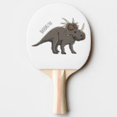 Raquette De Ping Pong Illustration de Styracosaurus (Dos)