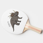 Raquette De Ping Pong Illustration de Styracosaurus (Côté)