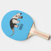 Raquette De Ping Pong Illustration de Tamandua (Côté)
