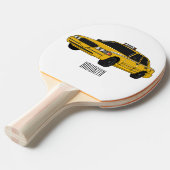 Raquette De Ping Pong Illustration de taxi (Devant Angle)