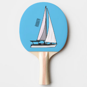 Raquette De Ping Pong Illustration de voilier