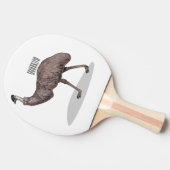 Raquette De Ping Pong Illustration d'Emu bird (Côté)