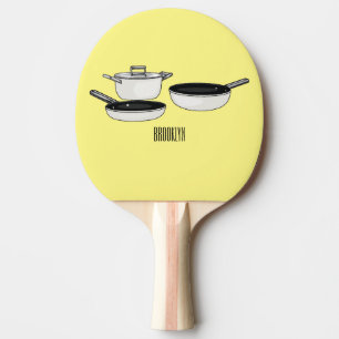 Raquette De Ping Pong Illustration des jeux de cuisine