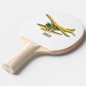 Raquette De Ping Pong Illustration d'hydravion (Devant Angle)