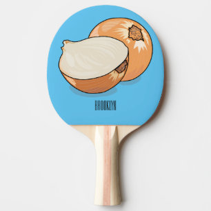 Raquette De Ping Pong Illustration d'oignon