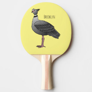 Raquette De Ping Pong Illustration d'oiseau du crieur du sud