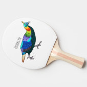 Raquette De Ping Pong Illustration d'oiseau monal himalayen (Côté)