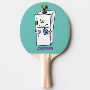 Raquette De Ping Pong Illustration drôle de réfrigérateur