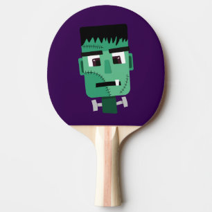 Raquette De Ping Pong Illustration du monstre de Frankenstein