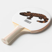 Raquette De Ping Pong Illustration du monstre Gila (Devant Angle)