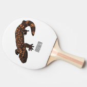 Raquette De Ping Pong Illustration du monstre Gila (Côté)