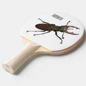 Raquette De Ping Pong Illustration du scarabée de stade (Devant Angle)