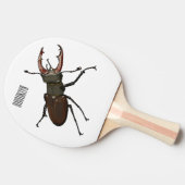 Raquette De Ping Pong Illustration du scarabée de stade (Côté)
