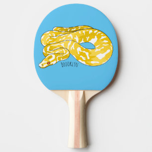Raquette De Ping Pong Illustration du serpent python birman