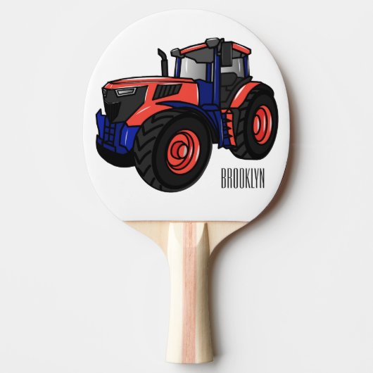 Raquette De Ping Pong Illustration du tracteur (Devant)
