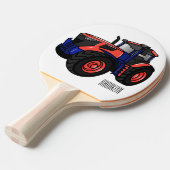 Raquette De Ping Pong Illustration du tracteur (Devant Angle)