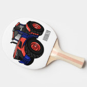 Raquette De Ping Pong Illustration du tracteur (Côté)