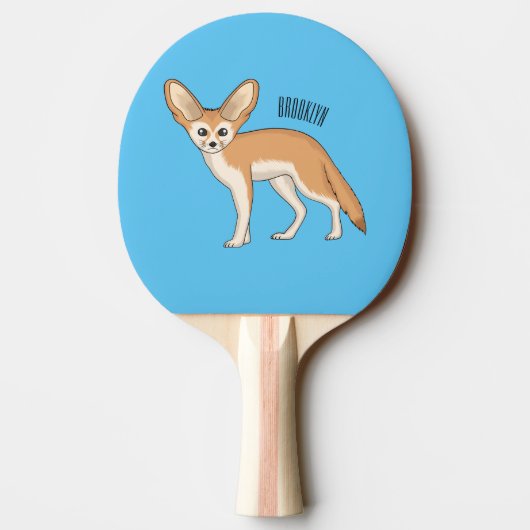 Raquette De Ping Pong Illustration Fennec fox (Dos)