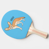 Raquette De Ping Pong Illustration Fennec fox (Côté)