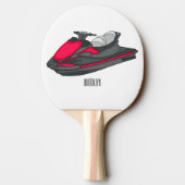 Raquette De Ping Pong Illustration Jet ski (Dos)