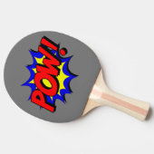 Raquette De Ping Pong Illustration Pow ! Panneau Expression (Côté)