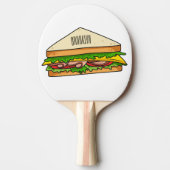Raquette De Ping Pong Illustration Sandwich (Devant)