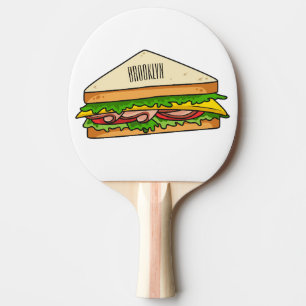 Raquette De Ping Pong Illustration Sandwich